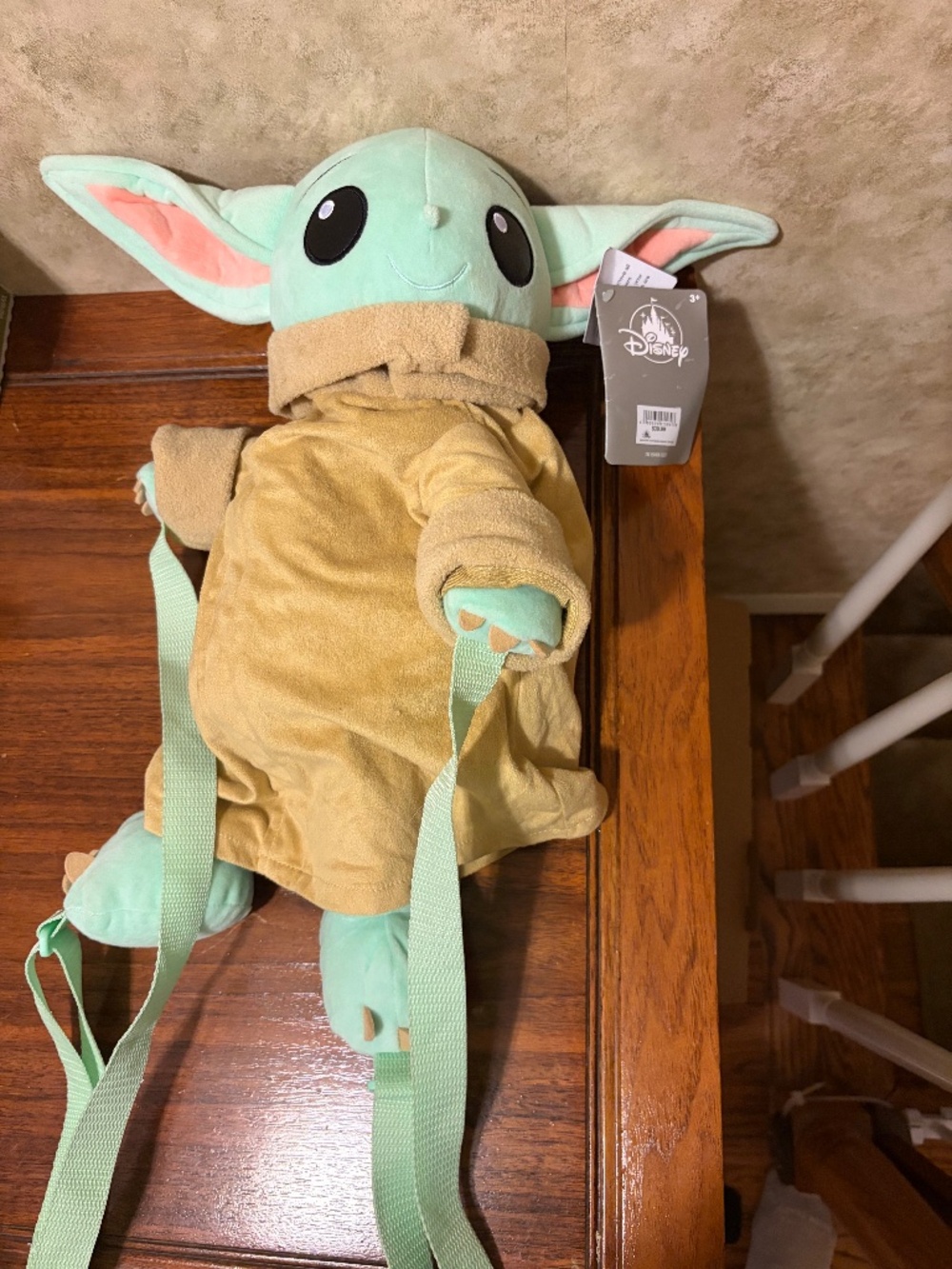 Grogu plus Disney backpack